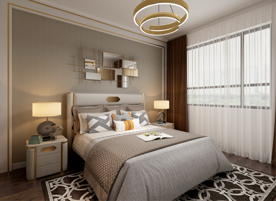 佛山市保利時(shí)代天珀現(xiàn)代簡(jiǎn)約風(fēng)格三居室裝修案例