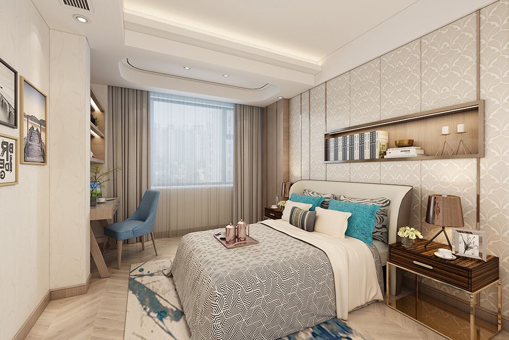 佛山市恒大&middot;酈湖城新中式風(fēng)格復(fù)式裝修案例