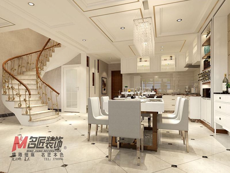 自貢市川南汽車配件商業(yè)中心歐式風(fēng)格別墅裝修案例