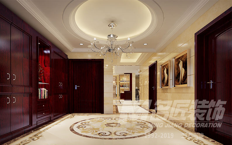 桂花洲三居120平米美式鄉(xiāng)村風格裝修案例-衣帽間 桂花洲三居120平米美式鄉(xiāng)村風格裝修案例-衣帽間