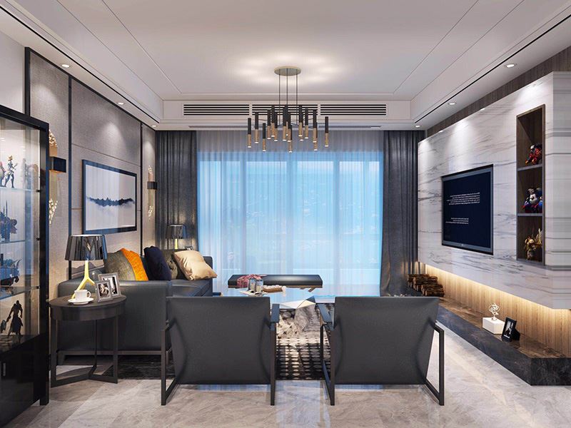 佛山市建發(fā)&middot;融創(chuàng)&middot;雅居樂丨和璽現(xiàn)代簡約風格三居室裝修案例