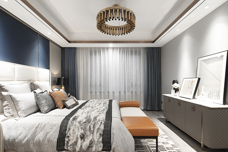港式輕奢風格室內(nèi)設(shè)計家裝案例-臥室 港式輕奢風格室內(nèi)設(shè)計家裝案例-臥室
