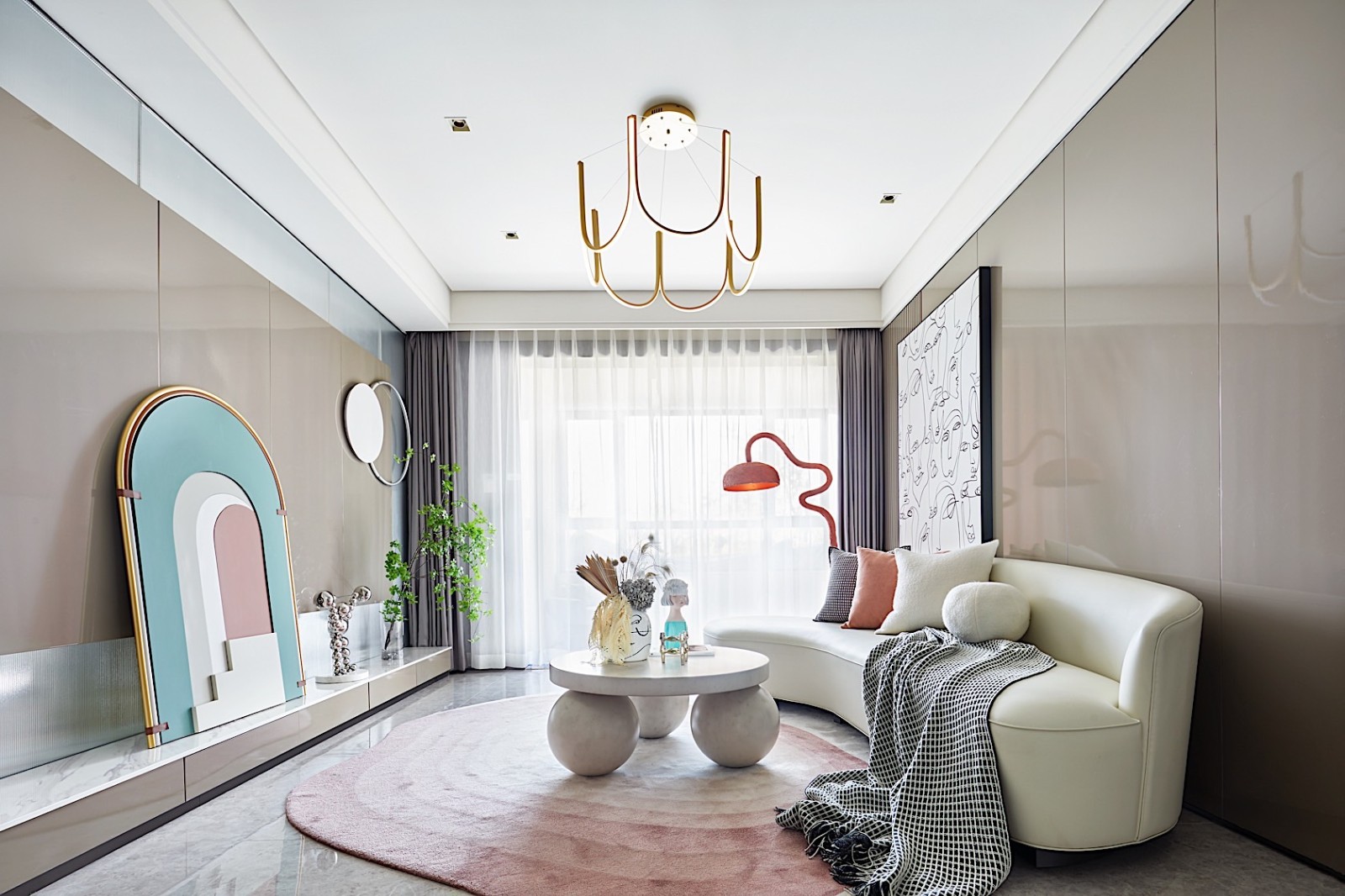 輕奢高雅風(fēng)格室內(nèi)設(shè)計(jì)家裝案例-客廳 輕奢高雅風(fēng)格室內(nèi)設(shè)計(jì)家裝案例-客廳