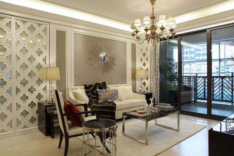 佛山市泰豐千璽灣歐式風格三居室裝修案例