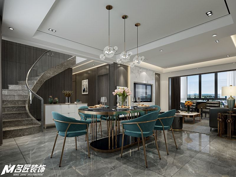 佛山市保利時(shí)代天珀北歐風(fēng)格復(fù)式裝修案例