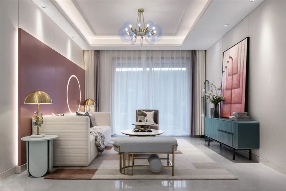 江門市天鵝灣北歐風格三居室裝修案例