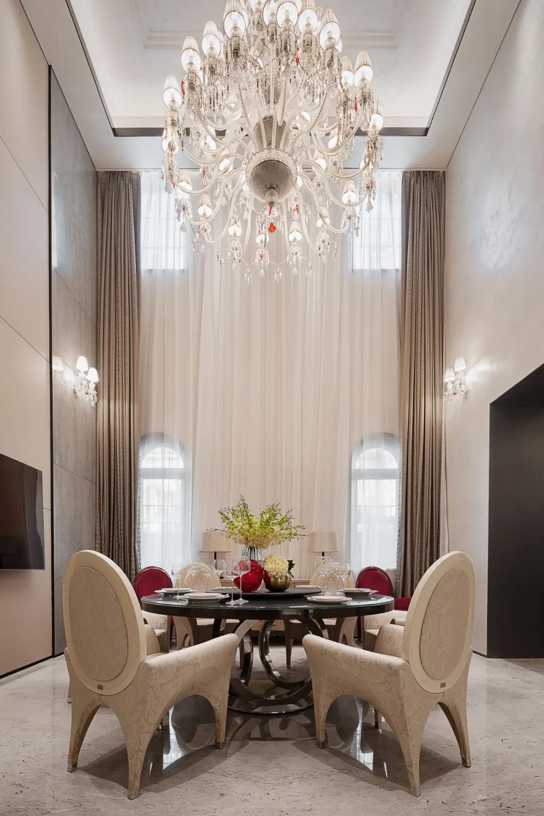 簡歐風格家裝設計別墅裝修效果圖-餐廳 簡歐風格家裝設計別墅裝修效果圖-餐廳