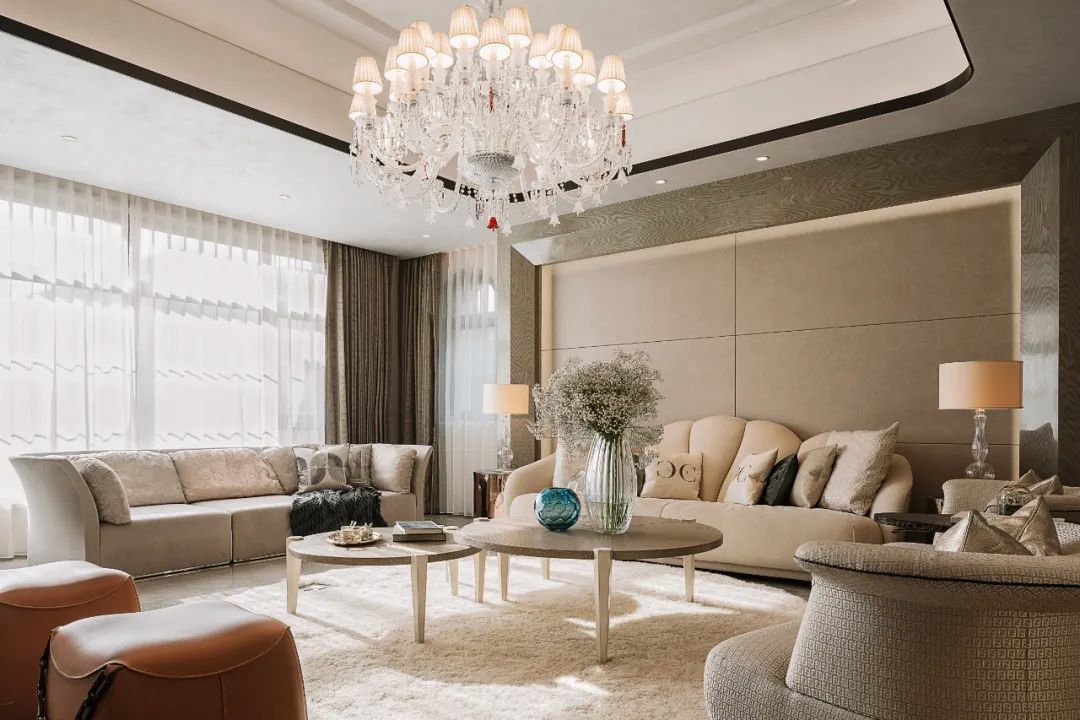 簡歐風格家裝設計別墅裝修效果圖-客廳 簡歐風格家裝設計別墅裝修效果圖-客廳