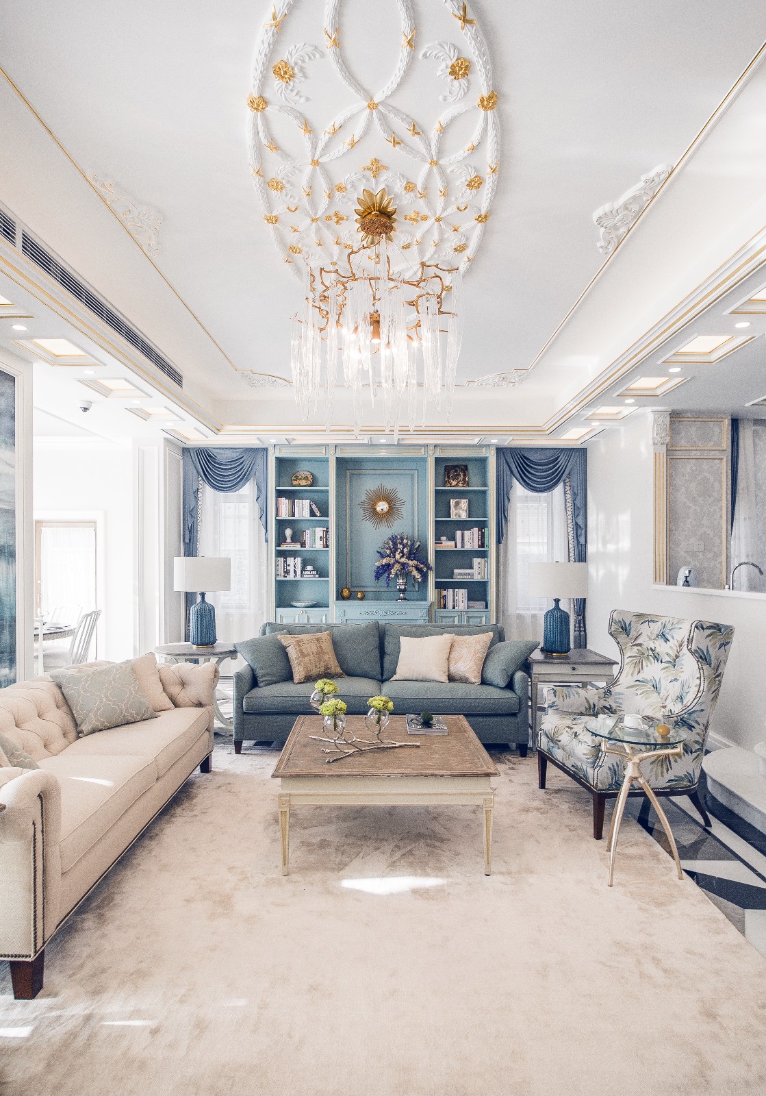 佛山裝修公司美式風格室內裝修效果圖-客廳 佛山裝修公司美式風格室內裝修效果圖-客廳