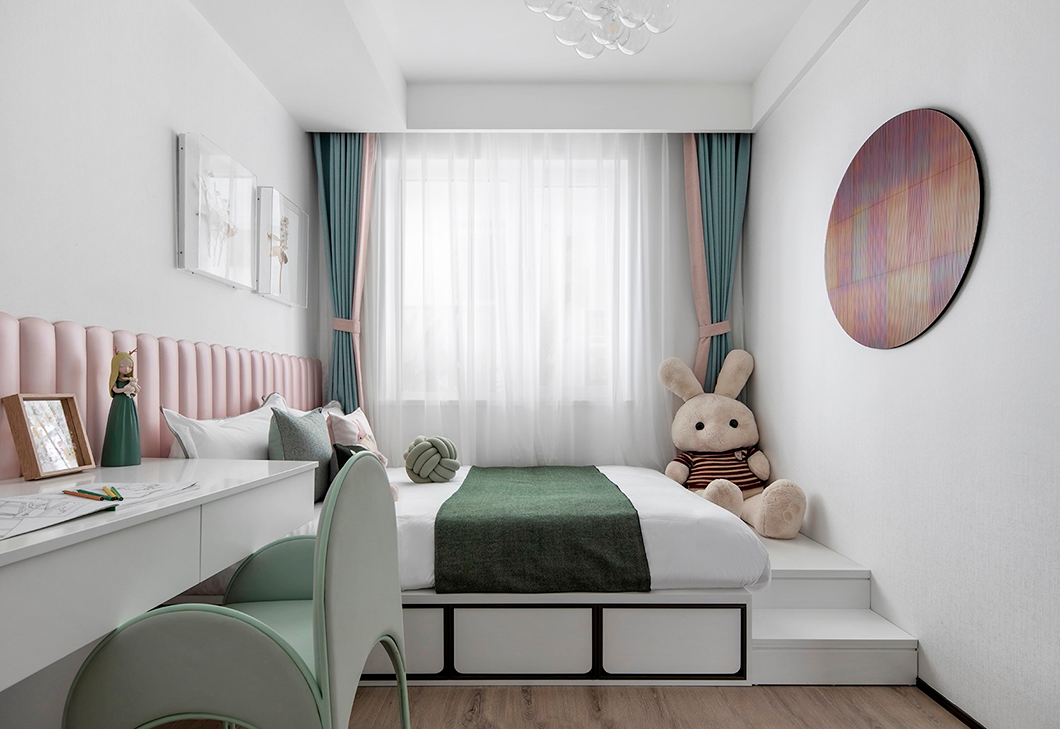 現代輕奢風格室內設計家裝案例-兒童房 現代輕奢風格室內設計家裝案例-兒童房