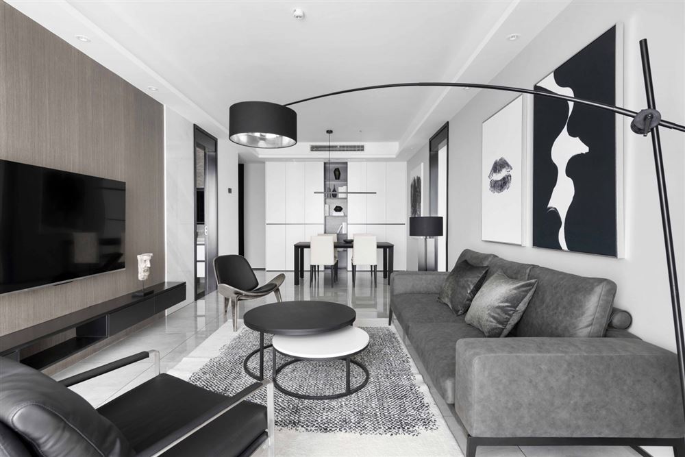 佛山市金茂碧桂園正榮府現代風格五居室裝修案例