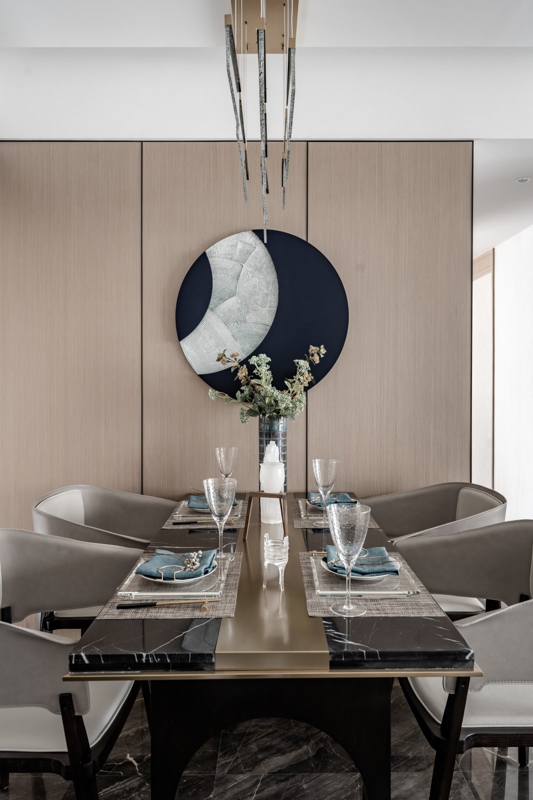 現代簡約風格室內設計家裝案例-餐廳 現代簡約風格室內設計家裝案例-餐廳