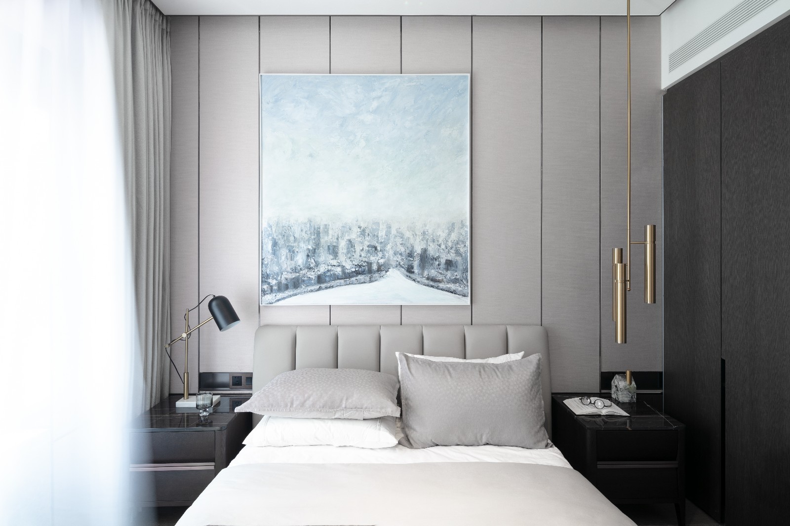 裝修公司輕奢風格室內裝修效果圖-次臥 裝修公司輕奢風格室內裝修效果圖-次臥