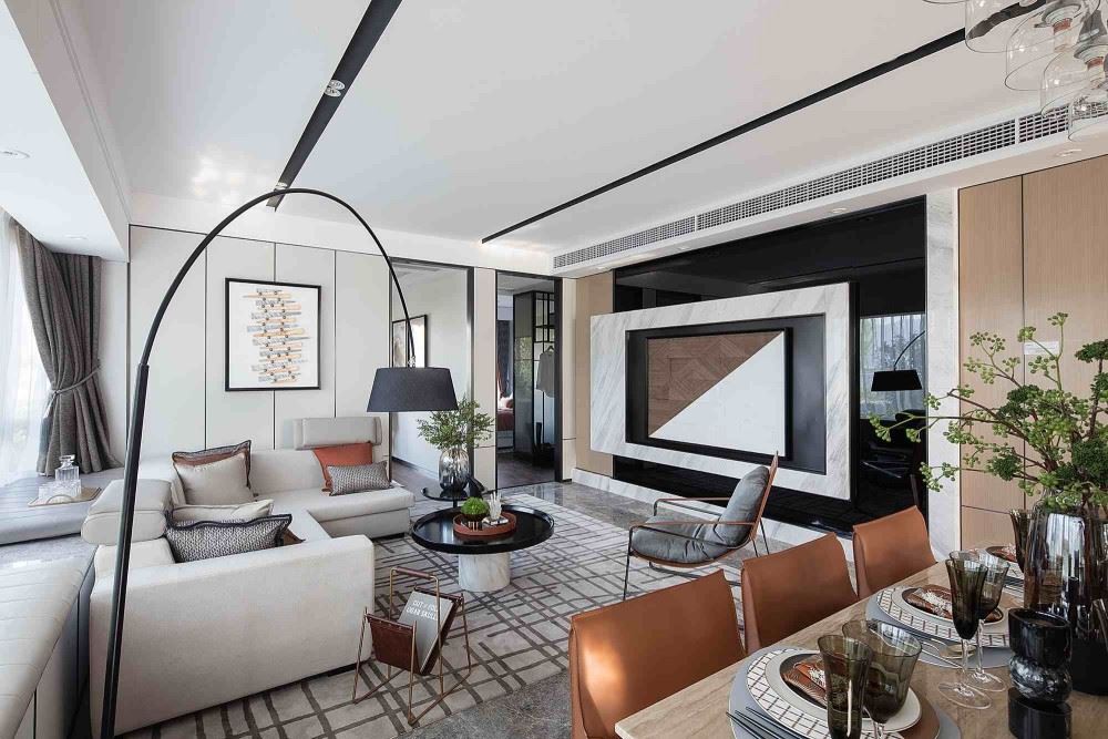 佛山市招商曦岸北歐風格三居室裝修案例