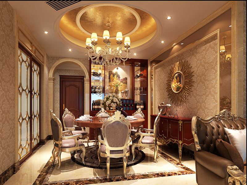 佛山市頤安&middot;天璟名庭新古典風格三居室裝修案例