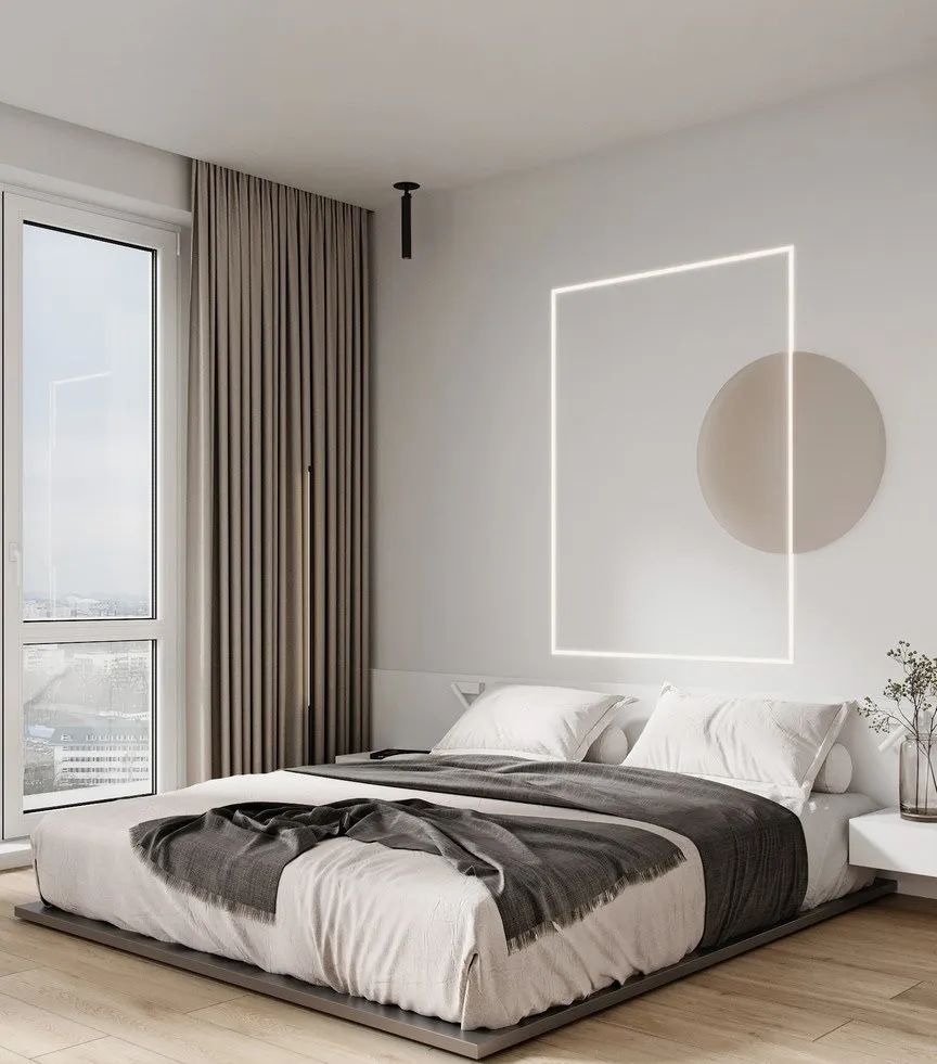 現代簡約風格家裝設計室內裝修效果圖-臥室 現代簡約風格家裝設計室內裝修效果圖-臥室