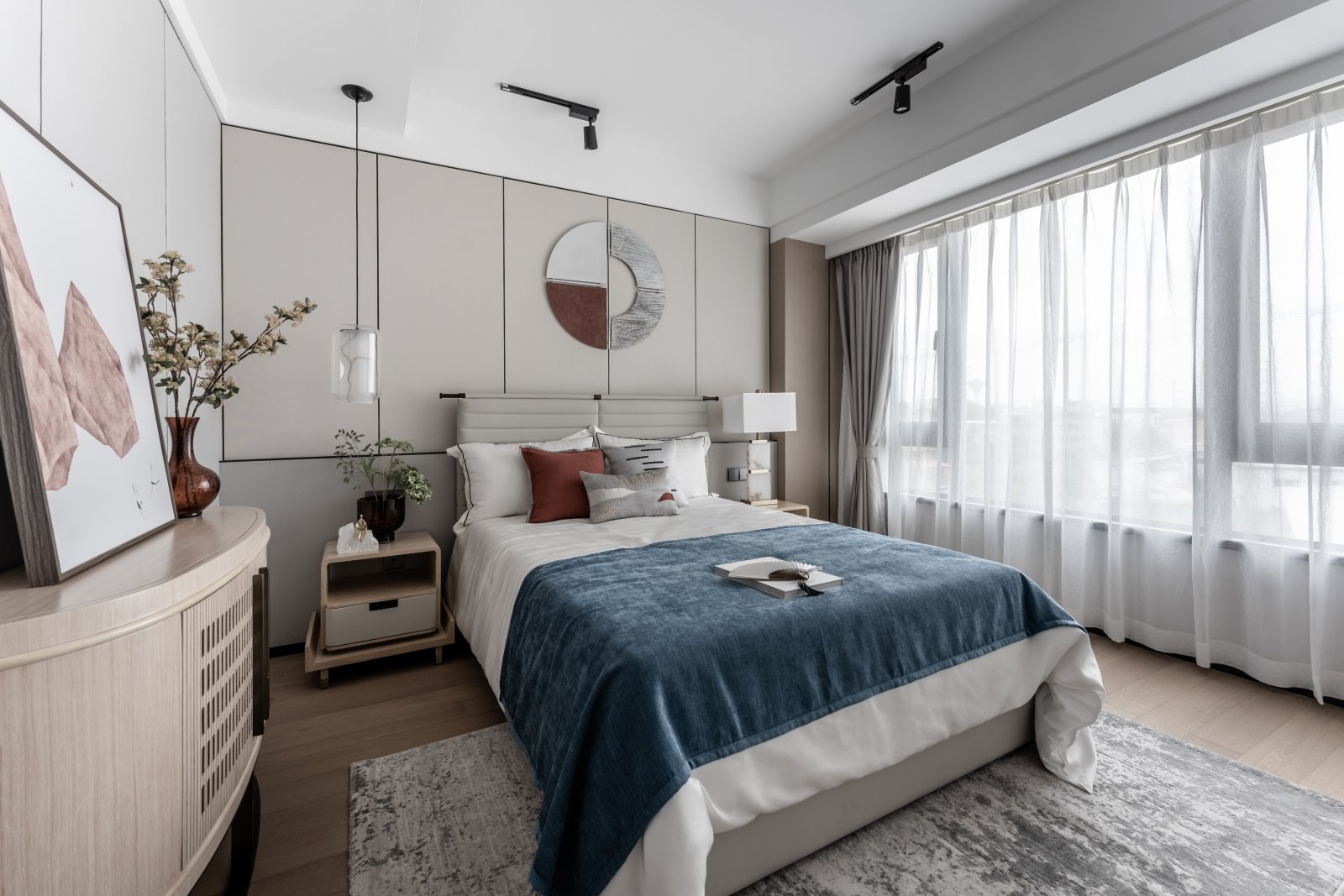現代簡約風格室內設計家裝案例-臥室 現代簡約風格室內設計家裝案例-臥室