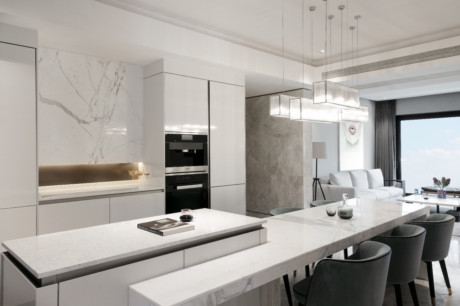 裝修公司輕奢風格室內裝修效果圖-廚房 裝修公司輕奢風格室內裝修效果圖-廚房