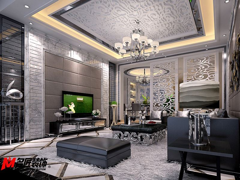 河源市萬隆麗景現(xiàn)代簡約風(fēng)格別墅裝修案例