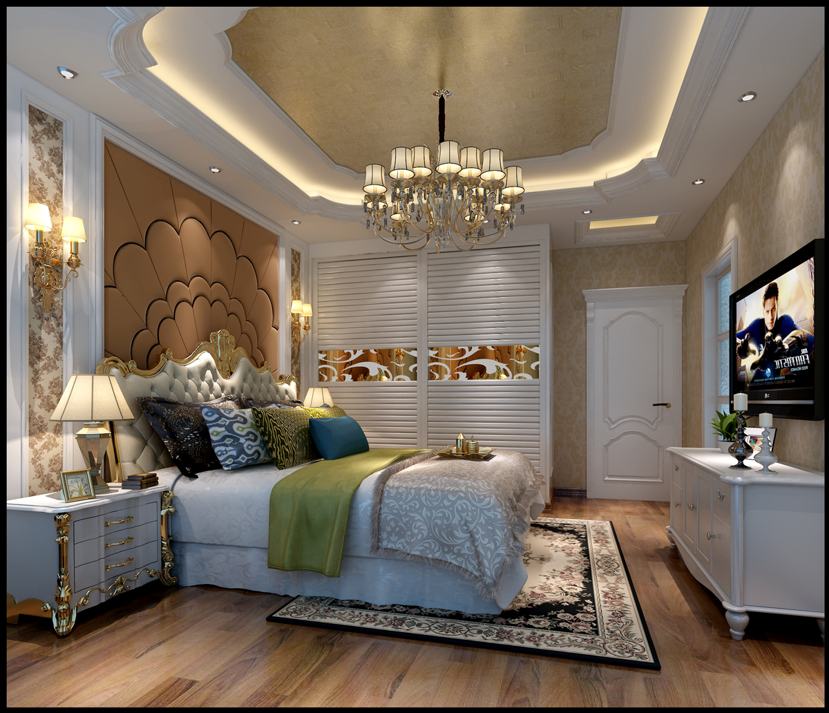 佛山市建發(fā)&middot;融創(chuàng)&middot;雅居樂丨和璽歐式風格三居室裝修案例