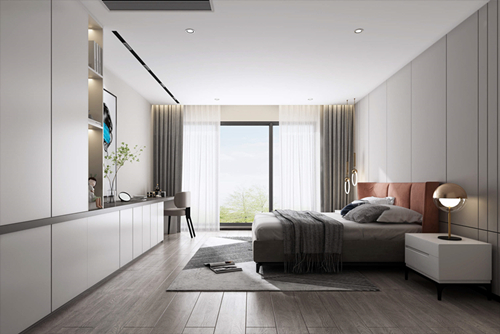 海口市御景灣現代風格三居室裝修案例