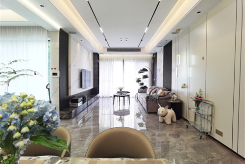 佛山市恒大雅苑現代簡約風格四居室裝修案例